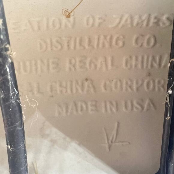 VTG Jersey Western Railway Jim Beam Lumber Car Decanter EMPTY Jim Beam Porcelain - Picture 2 of 10